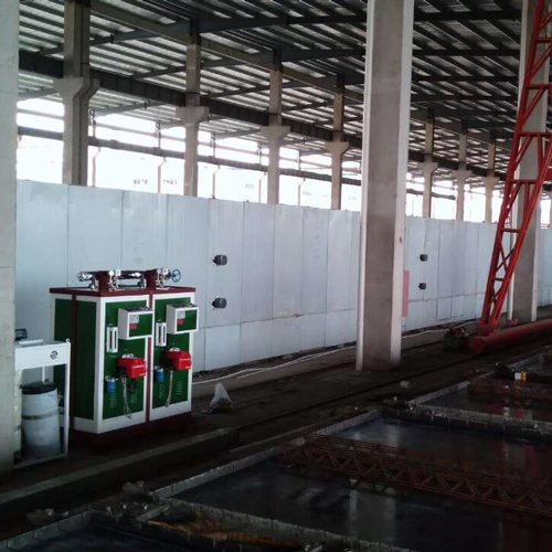 洪泽预制构件厂使用达能蒸汽养护设备