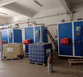500kg燃油蒸汽发生器用于南京造纸厂