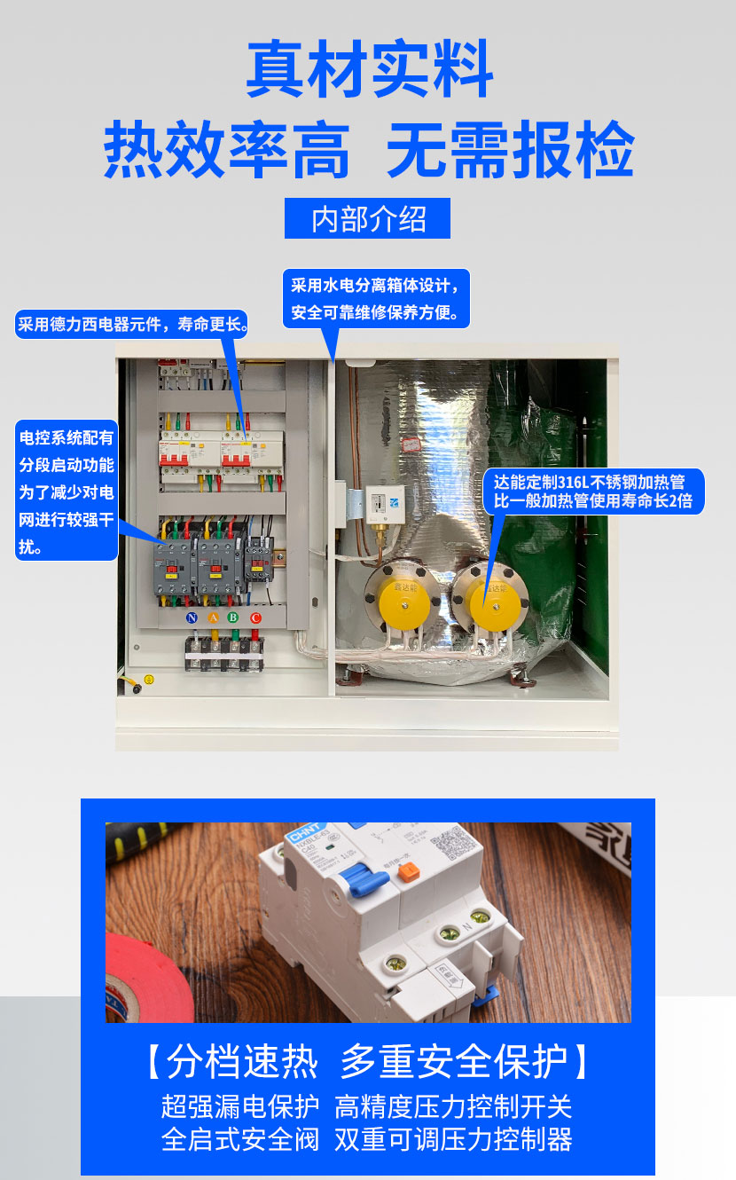 鑫达能30kw<a href='http://www.jsxdn.cn/dianre' target='_blank'><u>电蒸汽发生器</u></a>参数