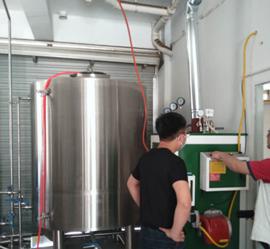 蒸汽发生器用于安徽某啤酒厂