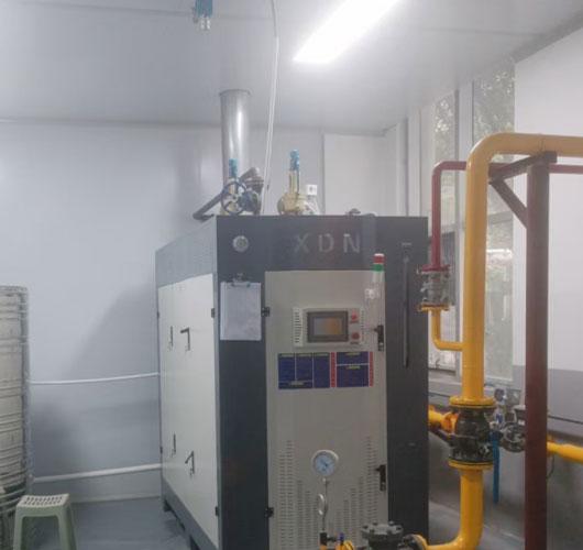 1吨全预混蒸汽发生器用于食品加工